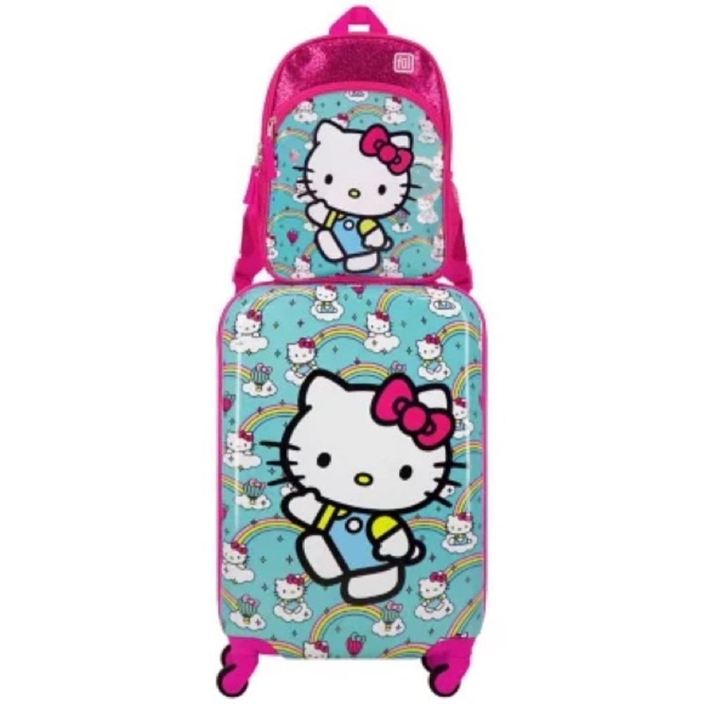 Sanrio Hello Kitty Backpack and Carry-On 2pc Set